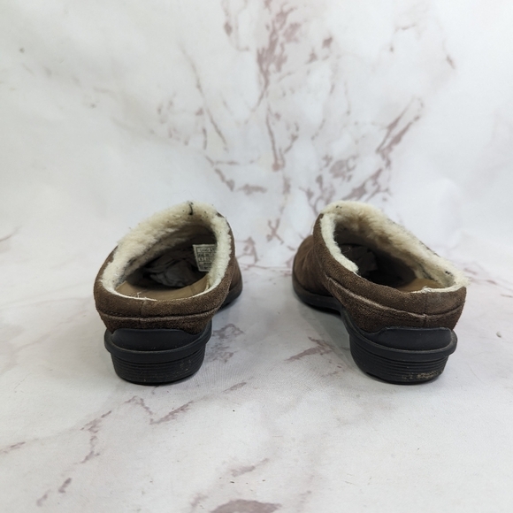 Ugg Slip On Women 5 Shoreham Shoes Suede Furr Shearling Slippers 5380 Slip On - Picture 4 of 10